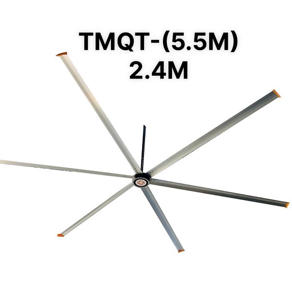 Quạt trần TMQT - (5.5m) 2.4m